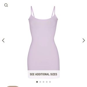 Skims Fits Everybody Slip Dress in Color Sugar Plum